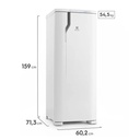 Geladeira Electrolux Frost Free 322L Painel Blue Touch Uma Porta Branca (RFE39)