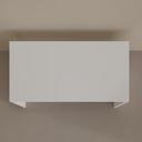 Mesa de Jantar 155x78 cm Cor Branco Tx (Sudoeste / Bias Fortes - Apt 09)
