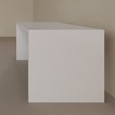 Mesa de Jantar 155x78 cm Cor Cinza Cobalto (Sudoeste / Bias Fortes - Apt 09)