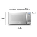 Microondas Electrolux 20L Inox Espelhado com Função Tira Odor (MT30S)