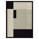 Quadro Decorativo Shades of Grey 3 Moldura Crua Vidro 80 x 60 cm