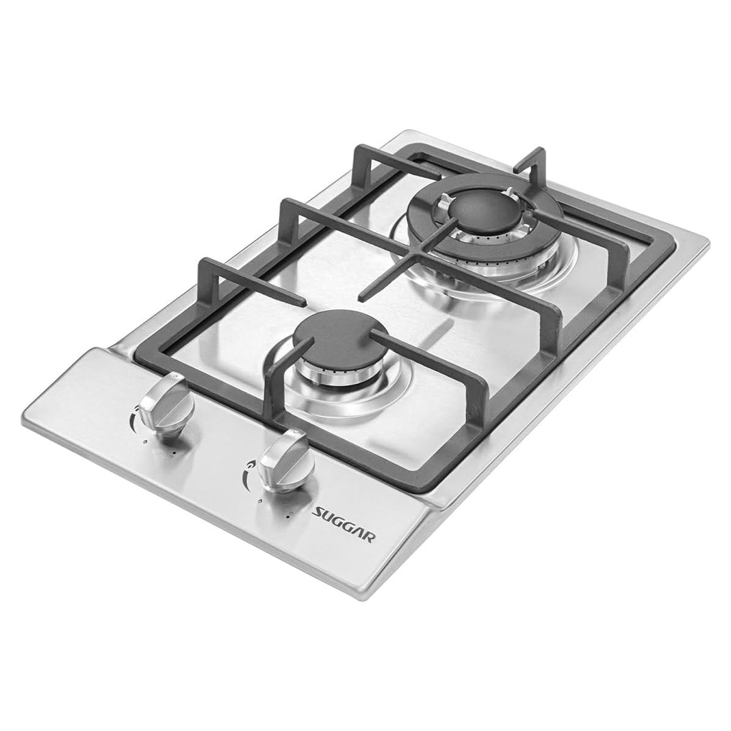 Fogão De Mesa Cooktop 2 Bocas Aço Inox À Gás Suggar FG2002IX
