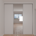 Armário Quarto Casal Porta de Correr 1 Espelho Cinza Cobalto (Sudoeste / Bias Fortes - Apt 07 11)