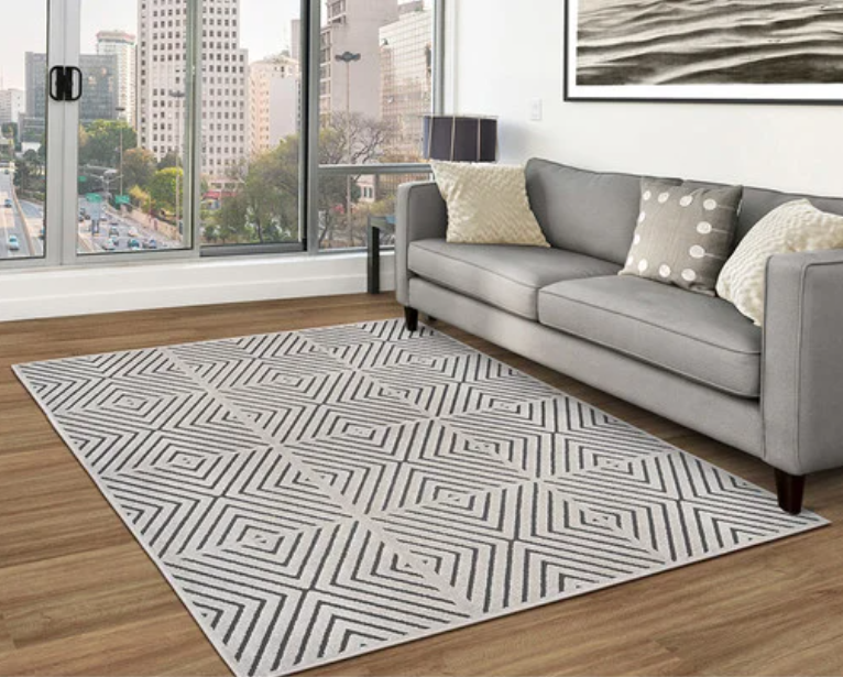 Tapete Chevron Quadros 2,00 x 1,50