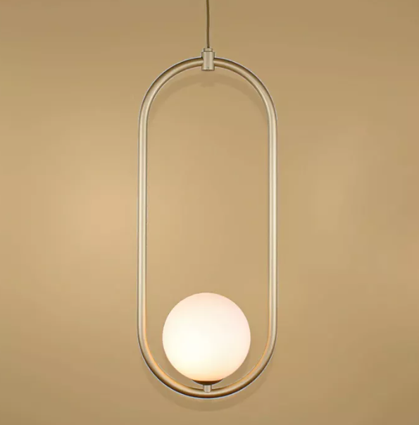 Luminária Pendente G9 Halopin Dourada