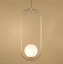 Luminária Pendente G9 Halopin Dourada