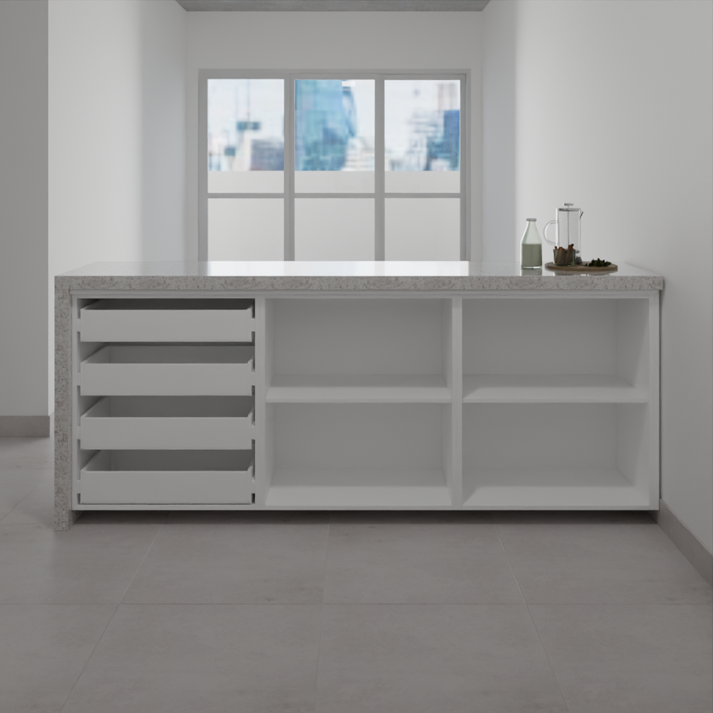 Armário Cozinha Branco Tx (Sudoeste / Bias Fortes – Apt 03 04)