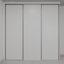 Armário Quarto Porta de Correr Branco Tx (Sudoeste / Bias Fortes - Apt 01 02 05 06)