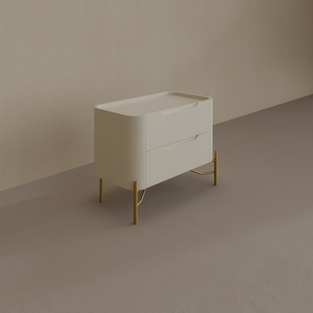 Mesa de Cabeceira Chloe Off White