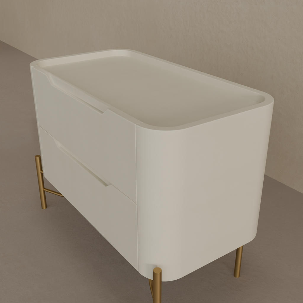 Mesa de Cabeceira Chloe Off White