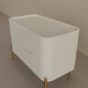 Mesa de Cabeceira Chloe Off White