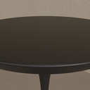 Mesa de Cabeceira Saarinen 30cm Preto