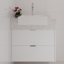 Armário de Banheiro Gaveteiro Branco Tx (Sudoeste / Bias Fortes - Apt 08 10)