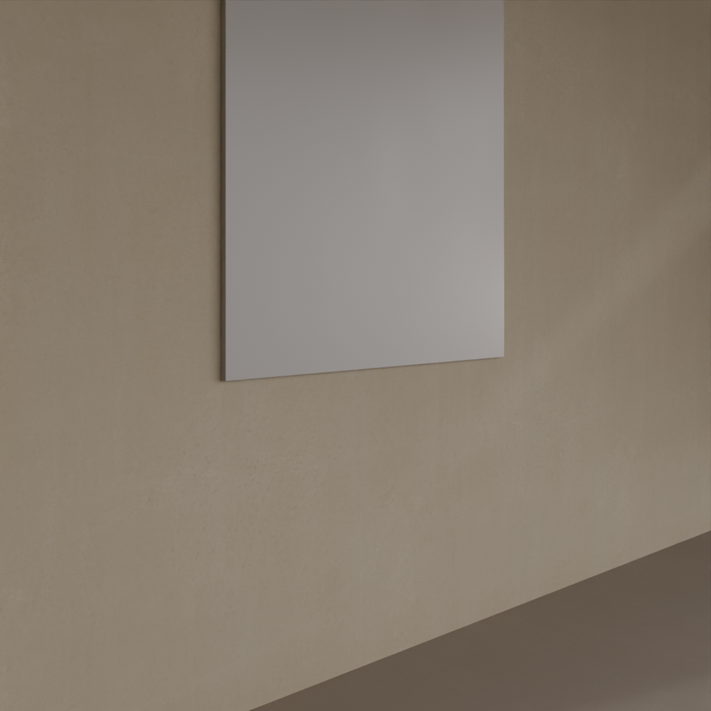 Painel Quarto Casal TV Home - MDF Cinza Cobalto (Planta 03 04)