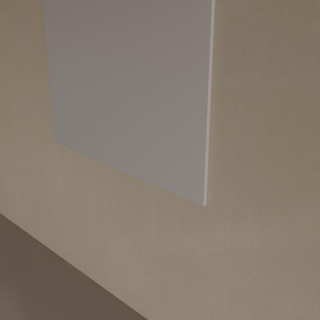 Painel Quarto Casal TV Home - MDF Cinza Cobalto (Planta 03 04)