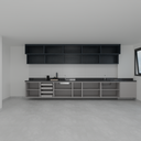 Armário Cozinha Cinza Cobalto e Azul Tx (Sudoeste / Vale do Sereno – Apt 02 03 07 08)