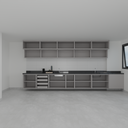 Armário Cozinha Cinza Cobalto (Sudoeste / Vale do Sereno – Apt 02 03 07 08)