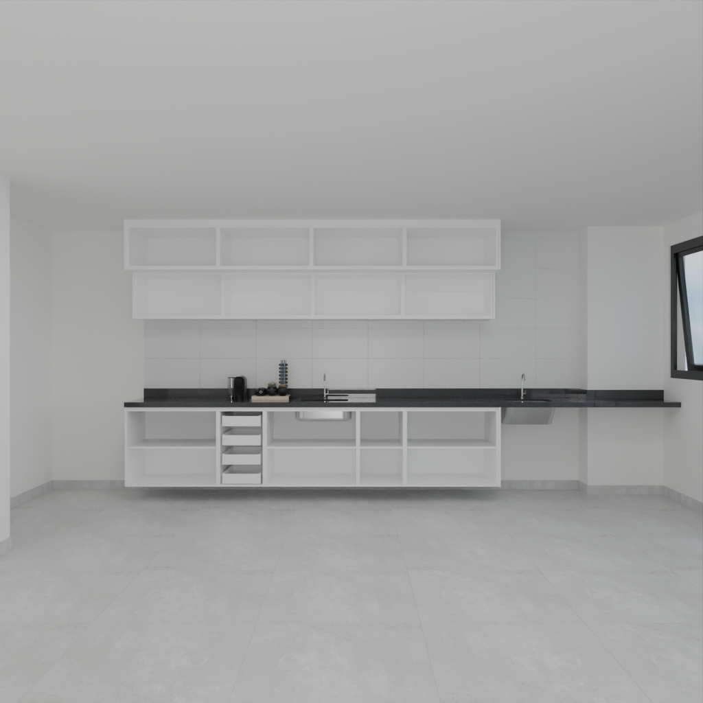 Armário Cozinha Branco Tx (Sudoeste / Vale do Sereno – Apt 02 03 07 08)