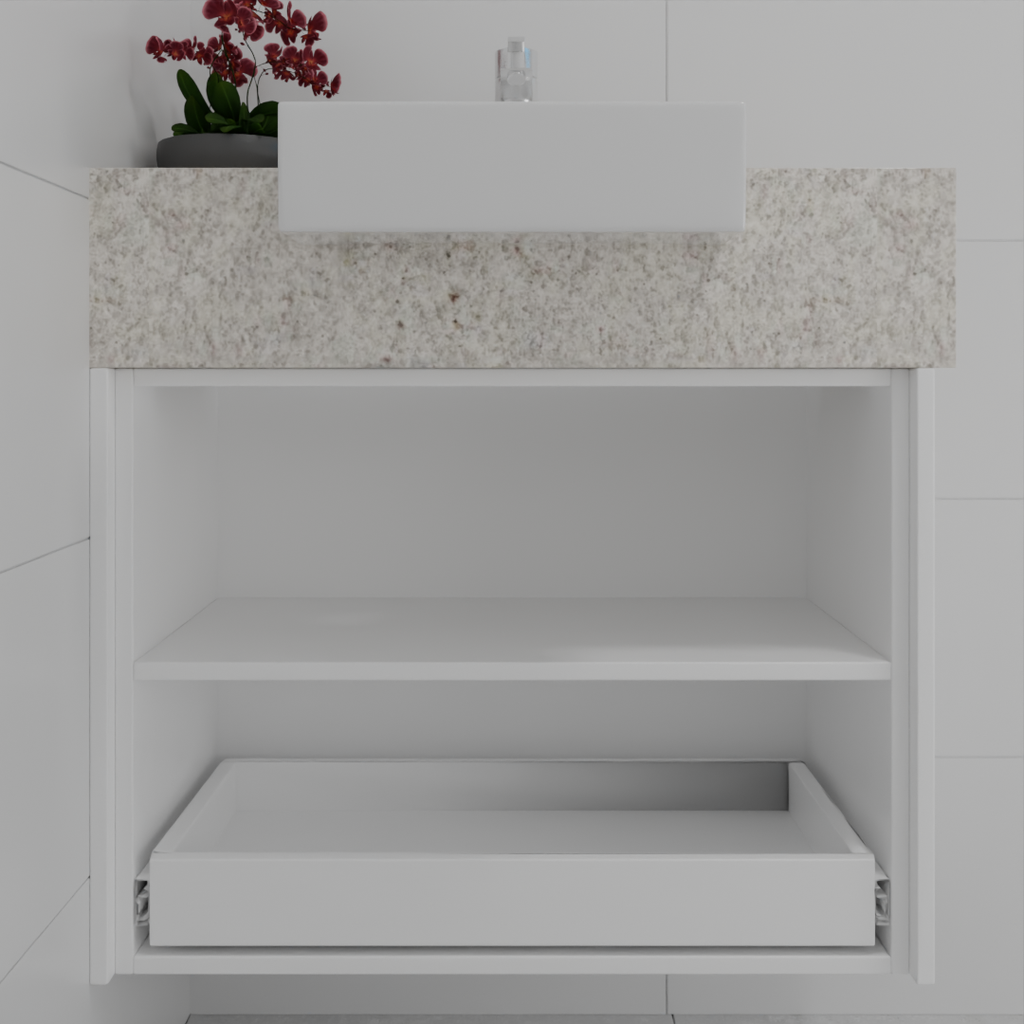 Armário Banheiro Suite Gaveteiro Branco Tx (Sudoeste / Vale do Sereno – Apt 02 03 07 08)