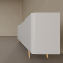 Buffet ARC 1,8m Off White e Amadeirado (Sudoeste)