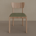 Cadeira Ali Madeira Imbuia | Tecido Cinza Escuro1522