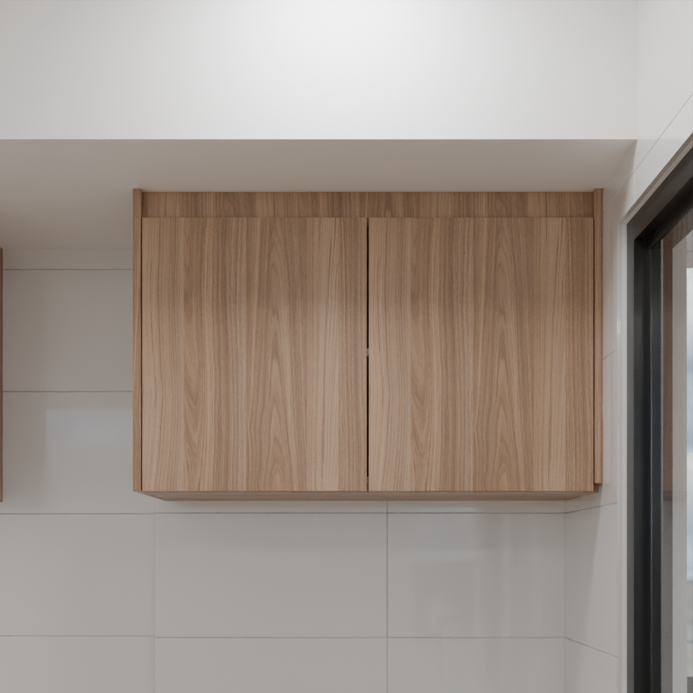 Armário Área de Serviço de Giro Freijó; Puxador Porta Passante Cozinha Tipo 1 Tipo 2 Tipo 5