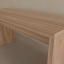 Mesa Escritório 140 x 60cm Louro Freijó