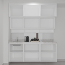 Armário Cozinha Branco Tx (Sudoeste / Bias Fortes - Apt 07 11)