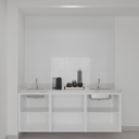 Armário Cozinha Inferior Branco Tx (Sudoeste / Bias Fortes - Apt 07 11)