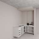 Armário Cozinha Inferior Branco Tx (Sudoeste / Bias Fortes - Apt 07 11)