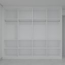 Armário Quarto 8 Portas de Giro Branco Tx (Sudoeste / Vale do Sereno – Apt 01 04 05 06 09 10)