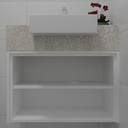 Armário Banheiro Porta de Giro Branco Tx (Sudoeste / Vale do Sereno – Apt 01 04 05 06 09 10)