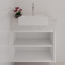 Armário de Banheiro Nicho Branco Tx (Sudoeste / Bias Fortes - Apt 03 04 / Suite)