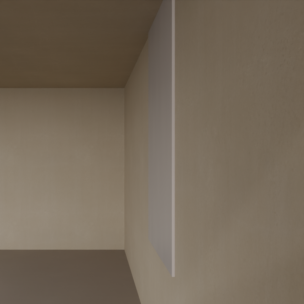 Painel Quarto Casal TV Home - MDF Cinza Cobalto (Planta 07 11)