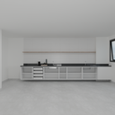 Armário Cozinha Inferior Branco Tx (Sudoeste / Vale do Sereno – Apt 02 03 07 08)