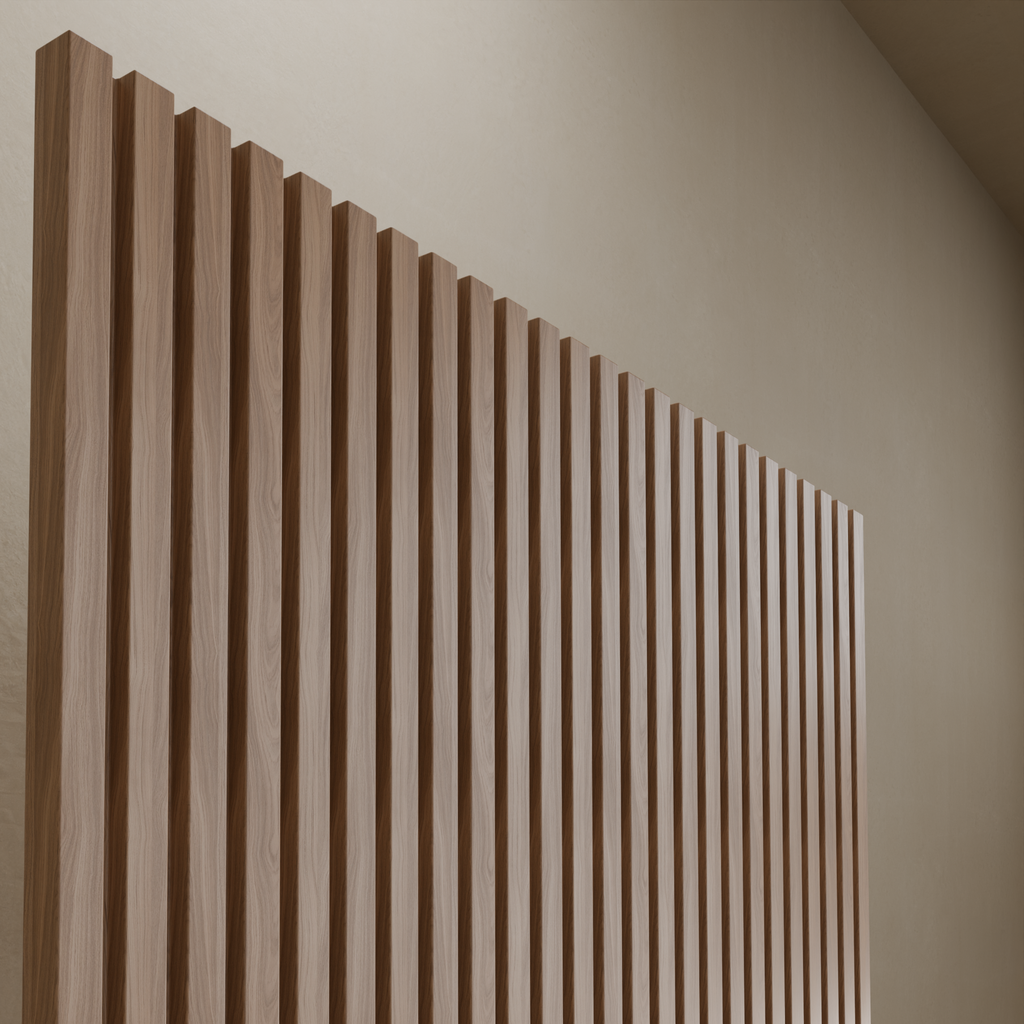Painel ripado slim 1,40m - Amadeirado