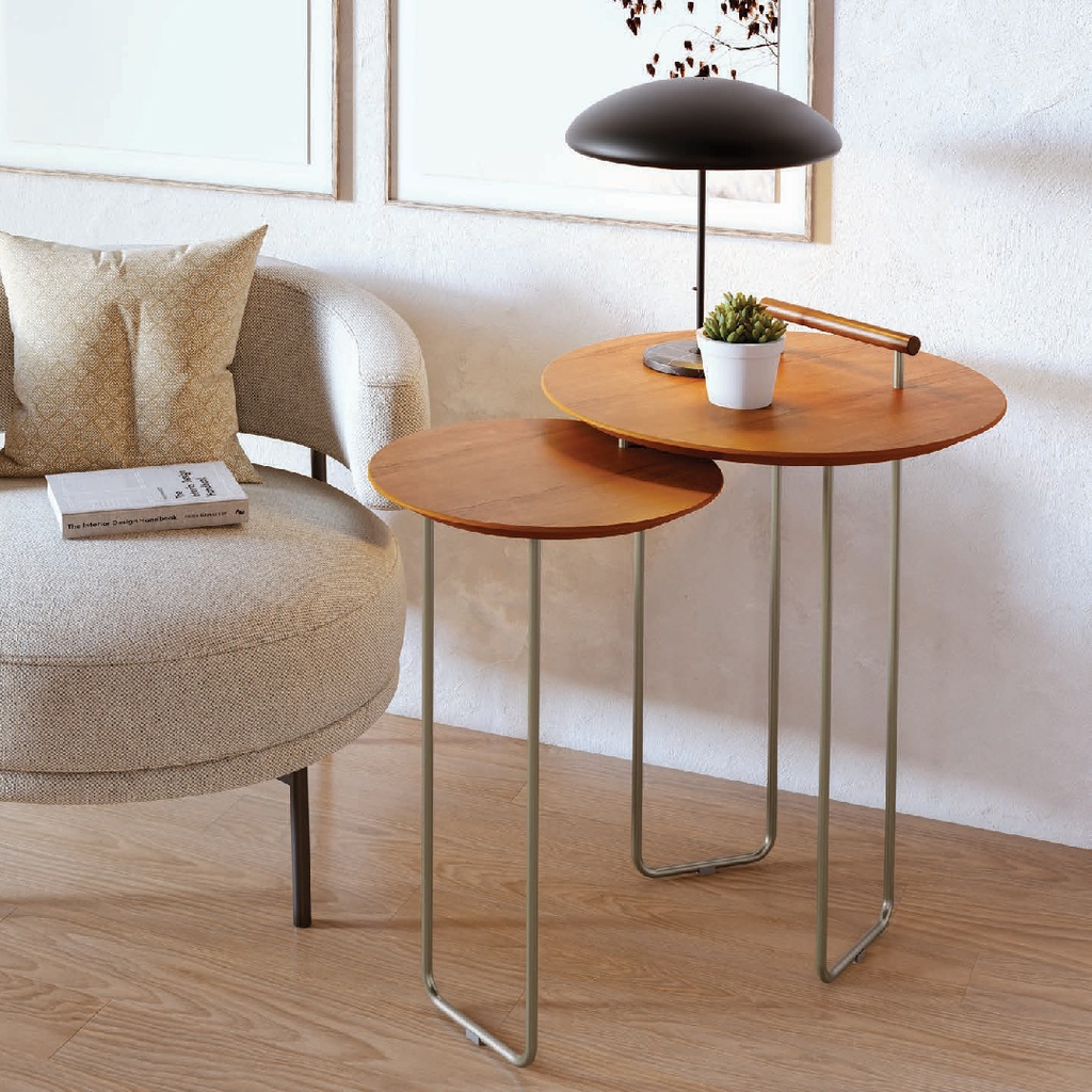 Mesa lateral dupla side - Amadeirado