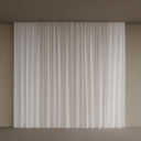 Cortina Blackout Branco e Voal Branco