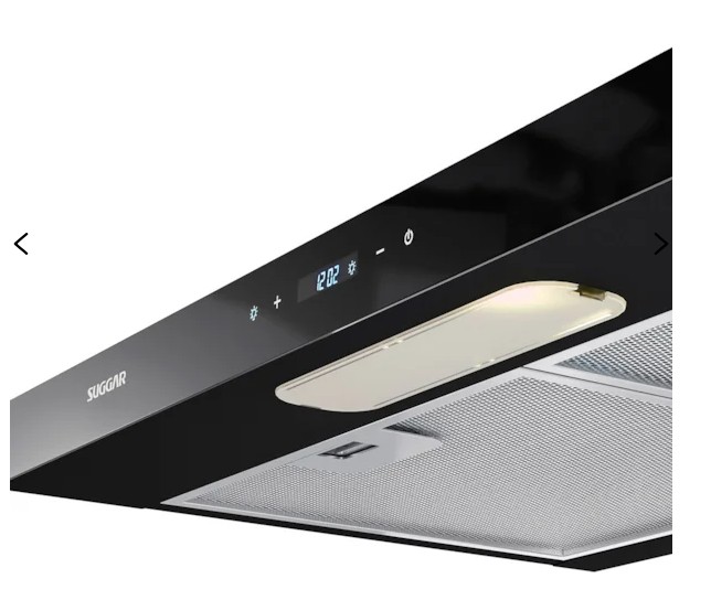 Depurador de ar Parede Slim Touch 60 Cm Preto Suggar DTH62PT com Filtro Lavável 127 V