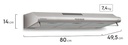 Depurador de Ar Parede Electrolux 80cm Inox com Filtro Lavável e Máscara Captadora de Ar (DE80X)