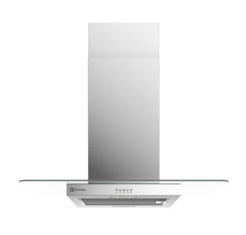 Coifa de Ilha Electrolux 90cm de Vidro Efficient com Luz de Led (CE9IX) - 127V