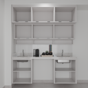 Armário Cozinha Cinza Cobalto (Sudoeste / Bias Fortes – Apt 03 04)