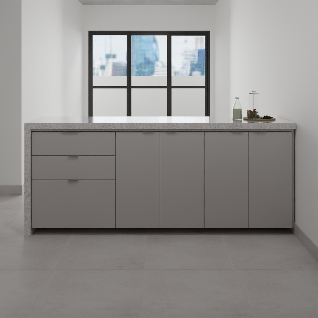 Armário Cozinha Cinza Cobalto (Sudoeste / Bias Fortes – Apt 03 04)