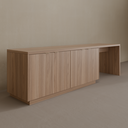 Rack e Escrivaninha Louro Freijó (Sudoeste / Vale do Sereno – Apt 01 04 05 06 09 10)