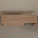 Rack e Escrivaninha Louro Freijó (Sudoeste / Vale do Sereno – Apt 01 04 05 06 09 10)