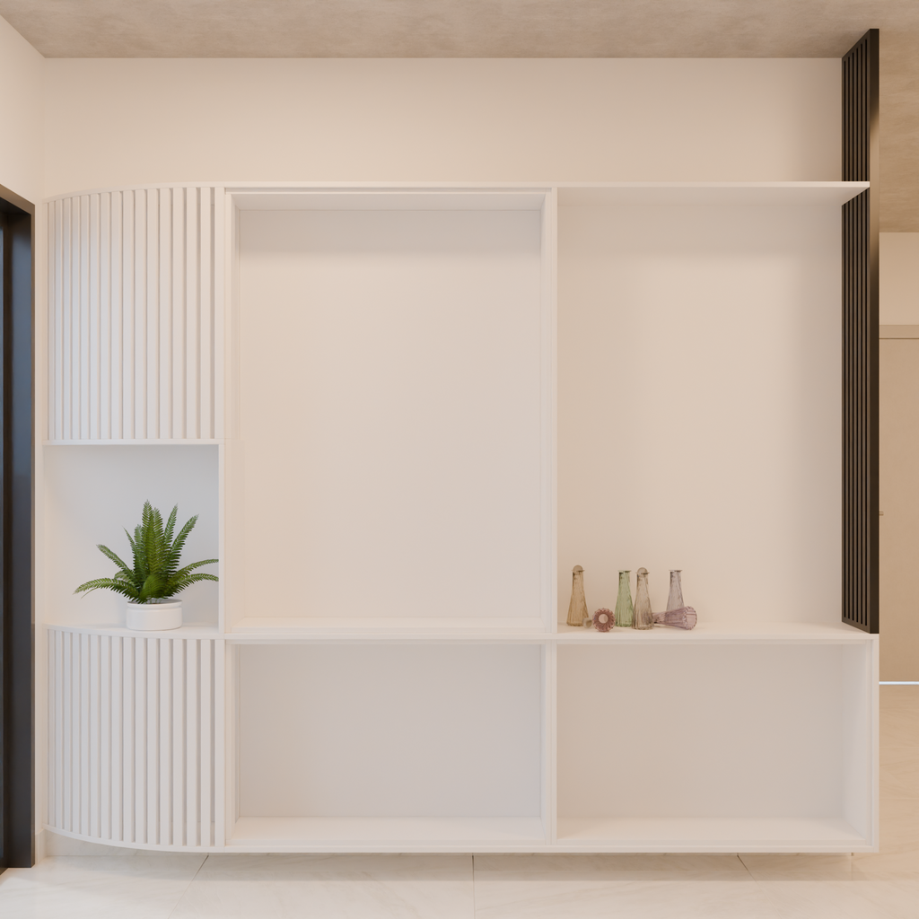 Armário Cozinha Apoio Branco TX + Muxarabi Metal Preto (Sudoeste / Contorno – Apt 05 06 Pav 03 04 05)