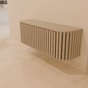 Rack Personalizado 120x 35x 40cm (LxPxA) MDF Cinza Fossil