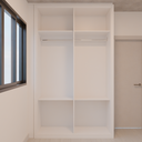 Armário Quarto 4 portas de giro Branco TX (Sudoeste / Contorno – Apt 05 06 Pav 03 04 05)