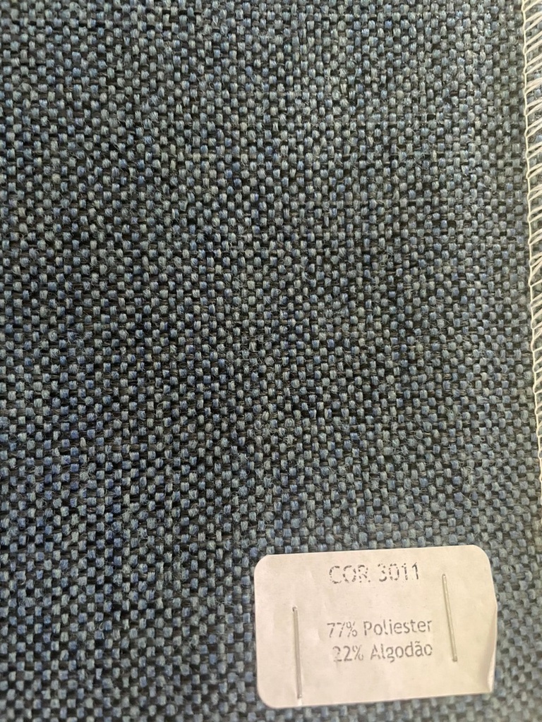 Sofá Viena 1,60 - Tecido Linho Azul Jeans 3011