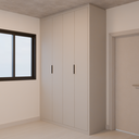 Armário Quarto 4 portas de giro Cinza Fossil (Sudoeste / Contorno – Apt 05 06 Pav 03 04 05)